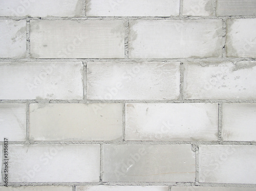 brick wall white