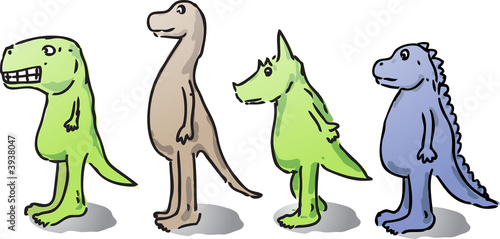 Cartoon dinosaurs © Kheng Guan Toh