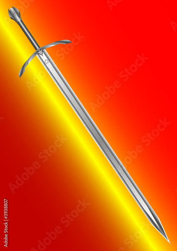 Steel ancient sword 