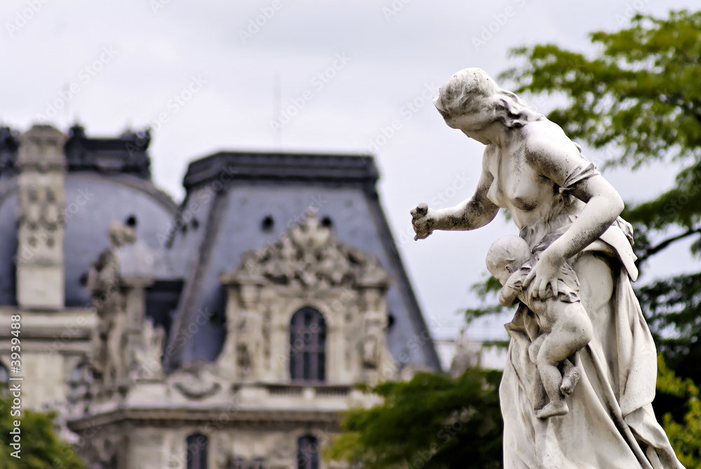 Obraz premium Statue du jardin des Tuileries à Paris