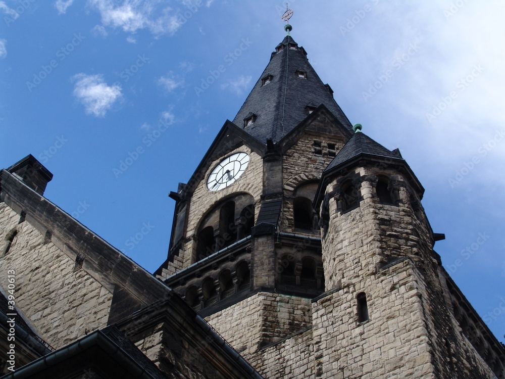 Blick auf den Turm der Lutherkirche