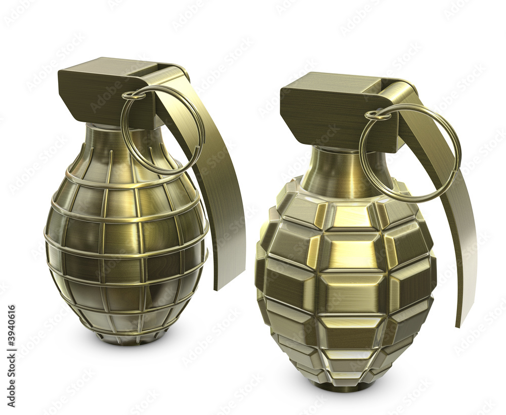 Golden hand grenades