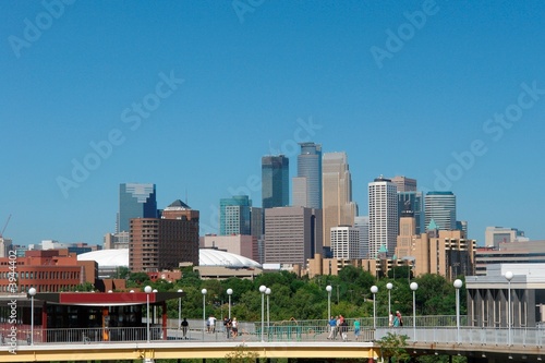 Minneapolis Skyline from University of Minnesota
