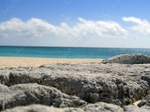 Pristine Beach on the Rocks