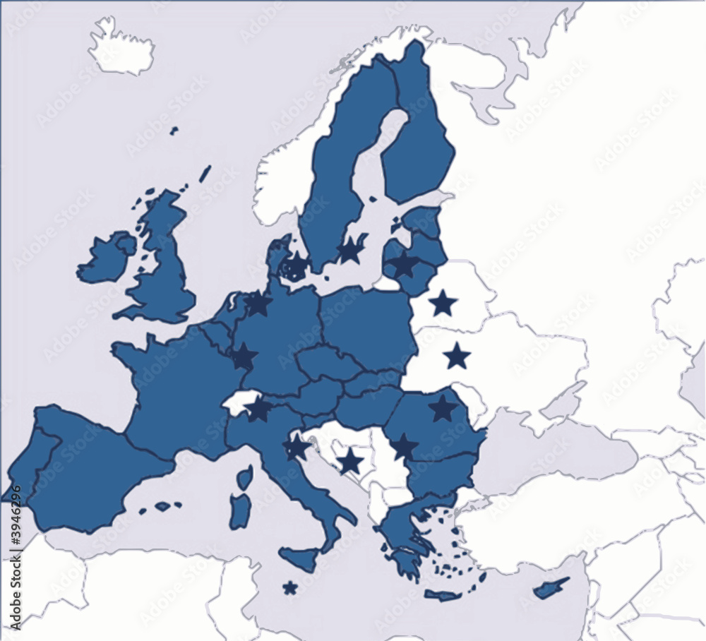 Obraz premium wektor europy