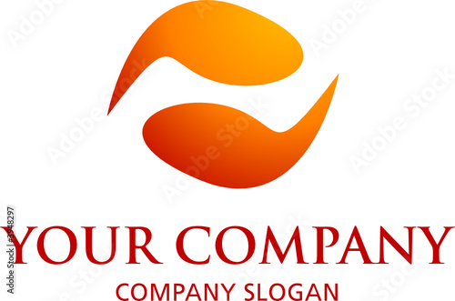 logo mit abstrakten formen