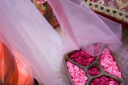 Roses in basket