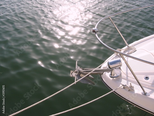 yacht and rope