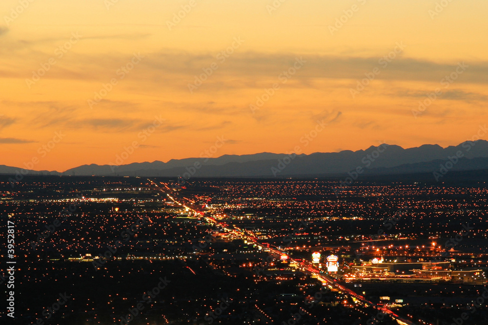 Las Vegas city at night