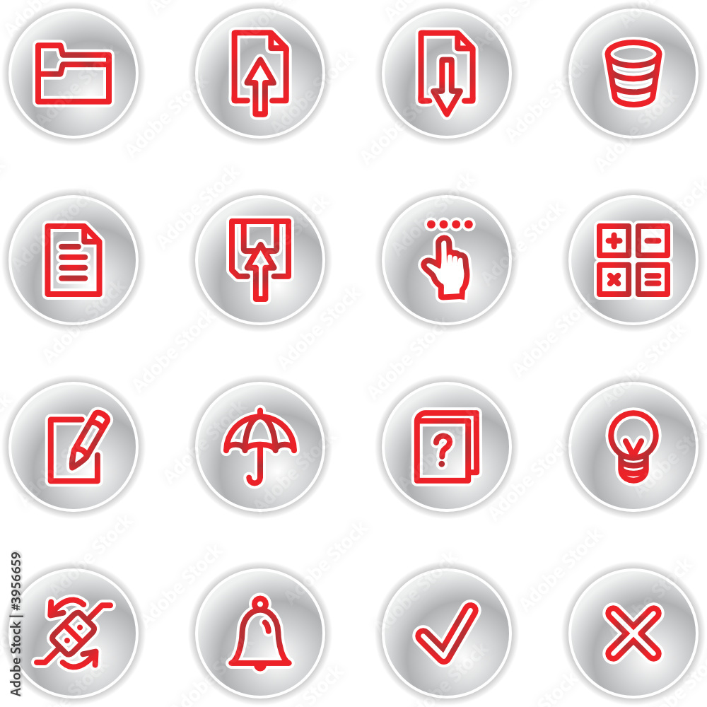 red diary icons