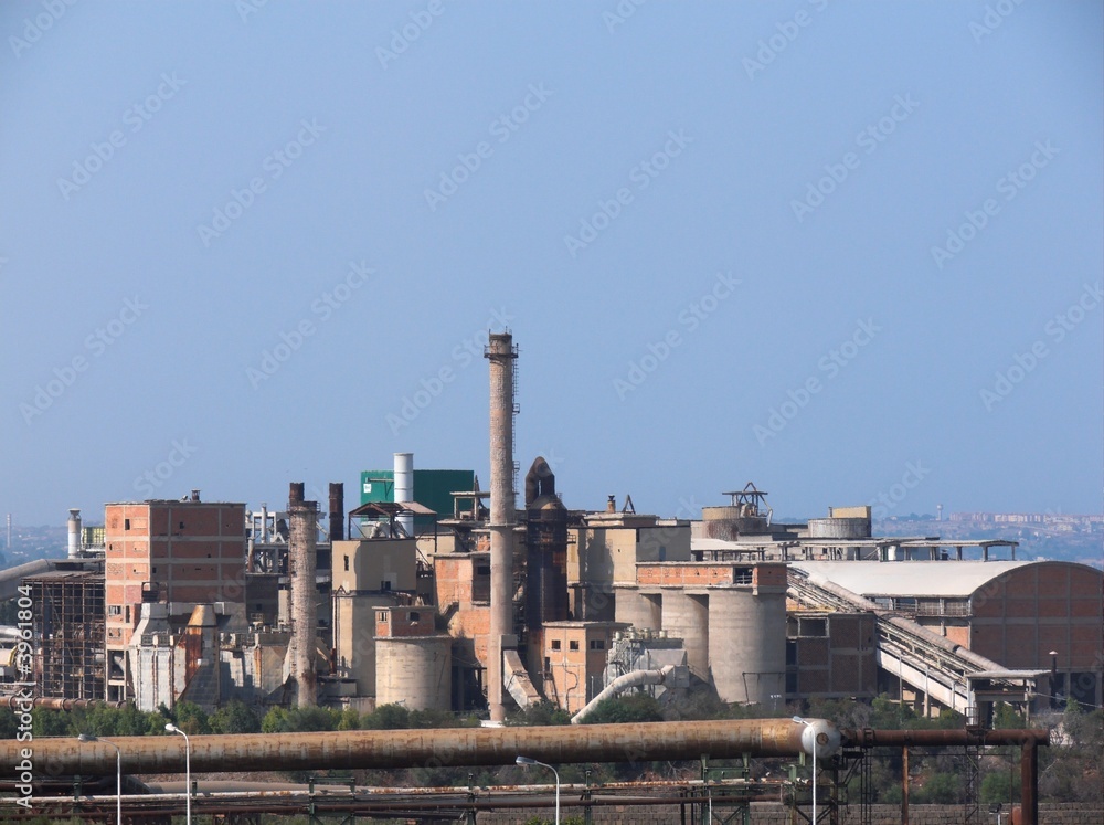 Fototapeta premium fabbrica cantiere industria 