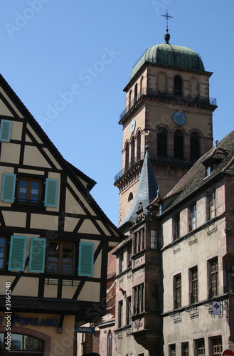 Typical architecture in Kayersberg Alsace