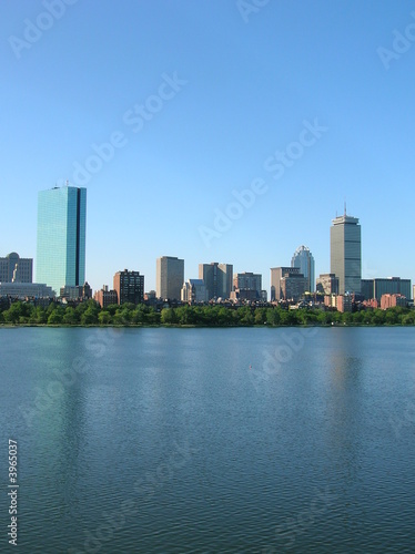 Back Bay skyline  Boston.