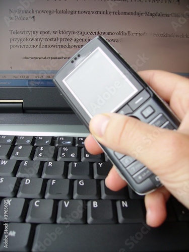 mobile phone and computer