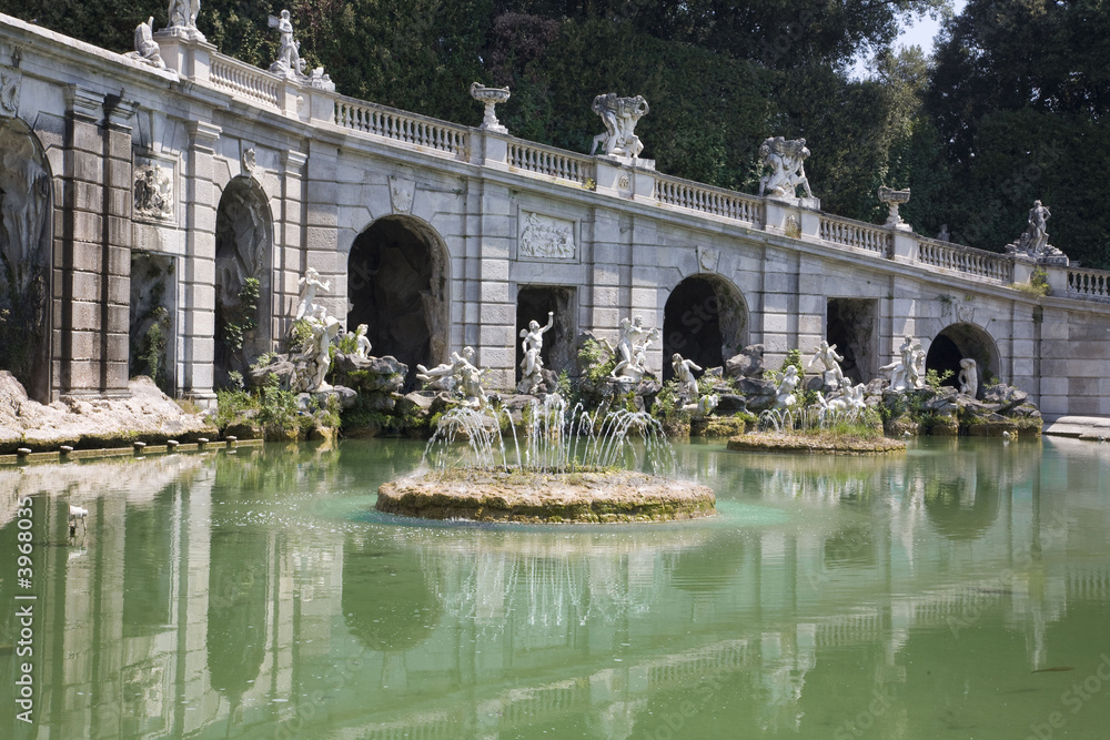Reggia Di Caserta Fontana Di Eolo Stock Photo Adobe Stock