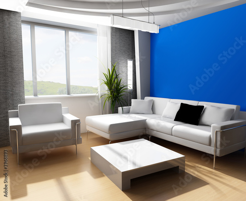 Fototapeta Naklejka Na Ścianę i Meble -  Drawing room 3d