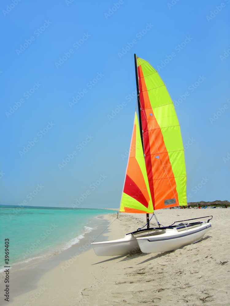 Fototapeta premium beach boat