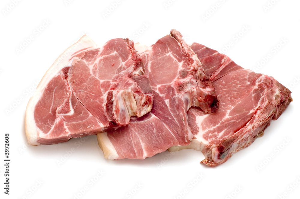 Three pork chop