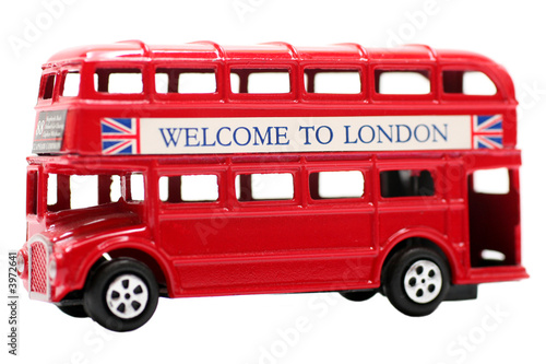 Toy Red Double Decker Bus