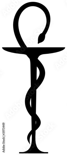 Caducée de pharmacie SVG