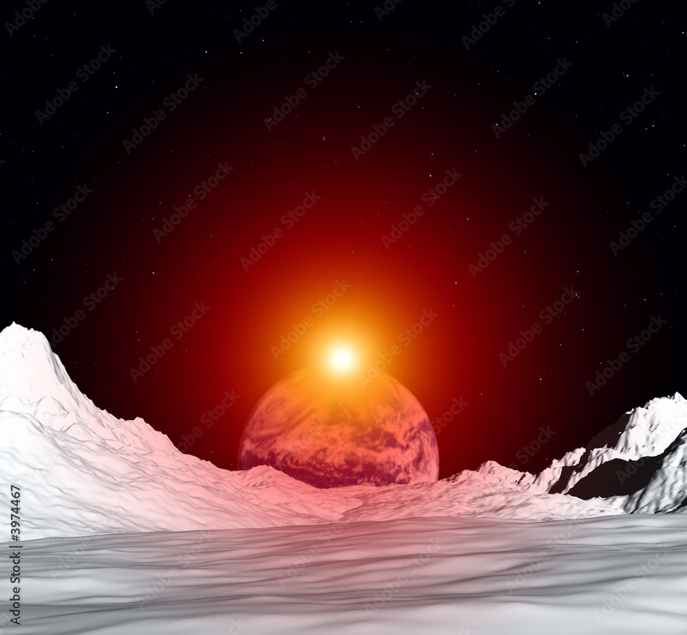 Naklejka premium Moon View 28