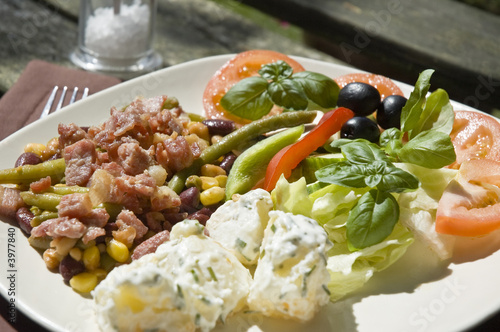 Summer mixed salad
