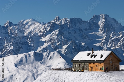 Quadro su tela Cabane Mont Fort