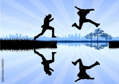 Jump on Lake