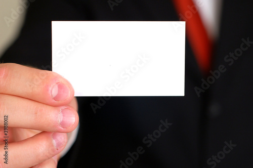 Blank Business Card
