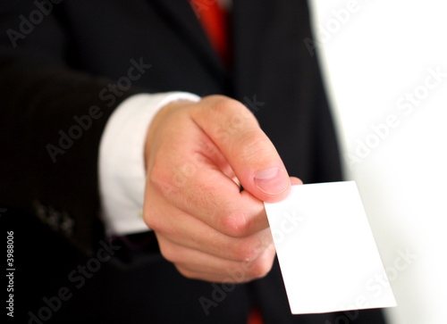 Blank Business Card