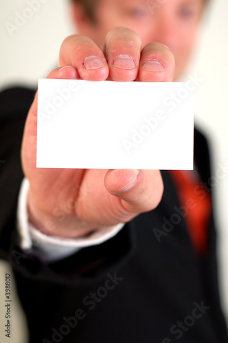 Blank Business Card