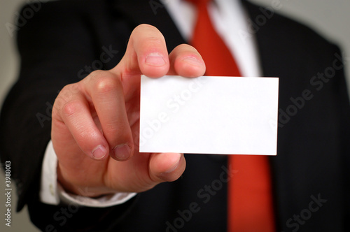 Blank Business Card