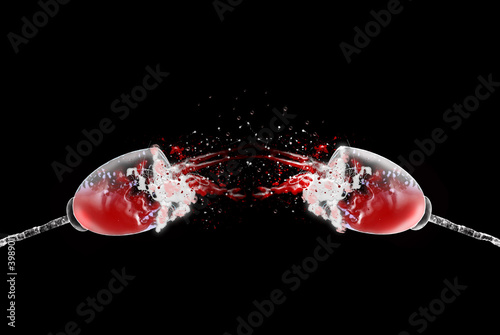 bicchieri di vino rosso