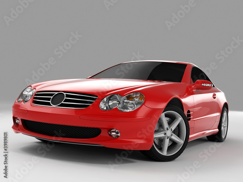 red sports car