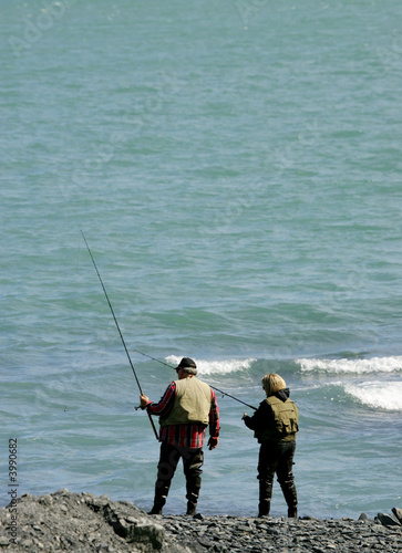 Fishing for salmon in Alaska