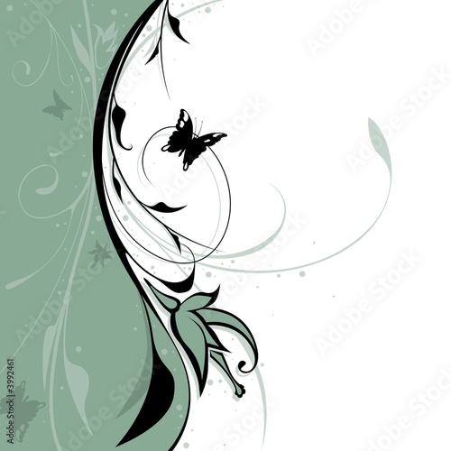 Floral background 09 - illustration