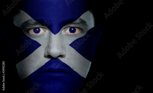 Scottish Flag - Male Face