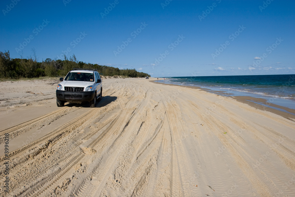 driving on the beach