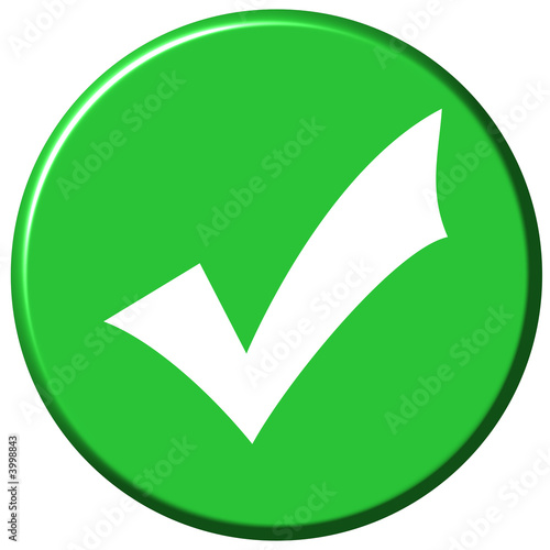 Obraz na plátne OK Button