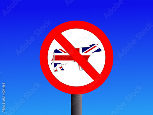 no british beef sign