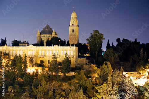 Jerusalem at night