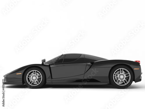 Fotografie, Obraz black sports car