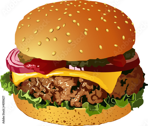 Big hamburger