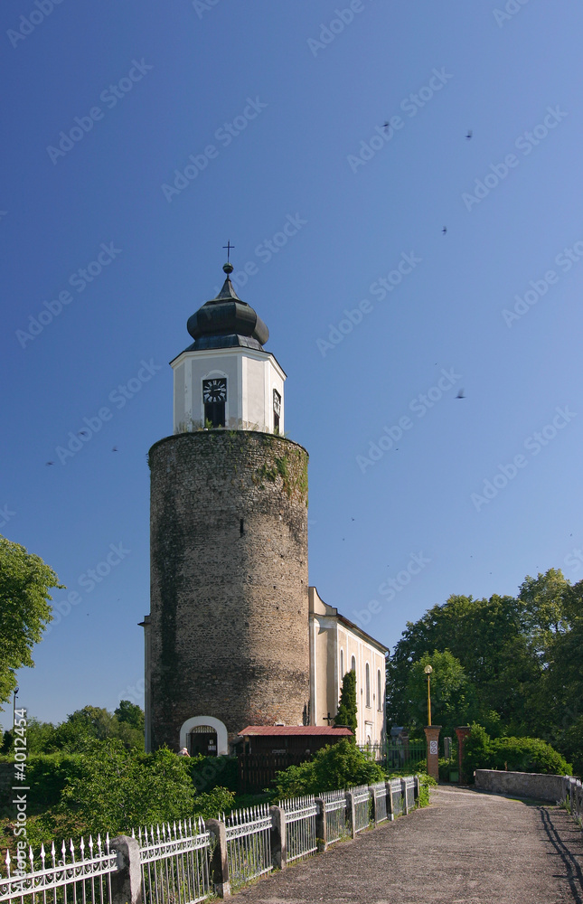 Interesting church in Zulova city - czech republic - europe