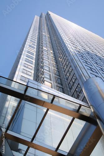 Canary Wharf building - looking up
