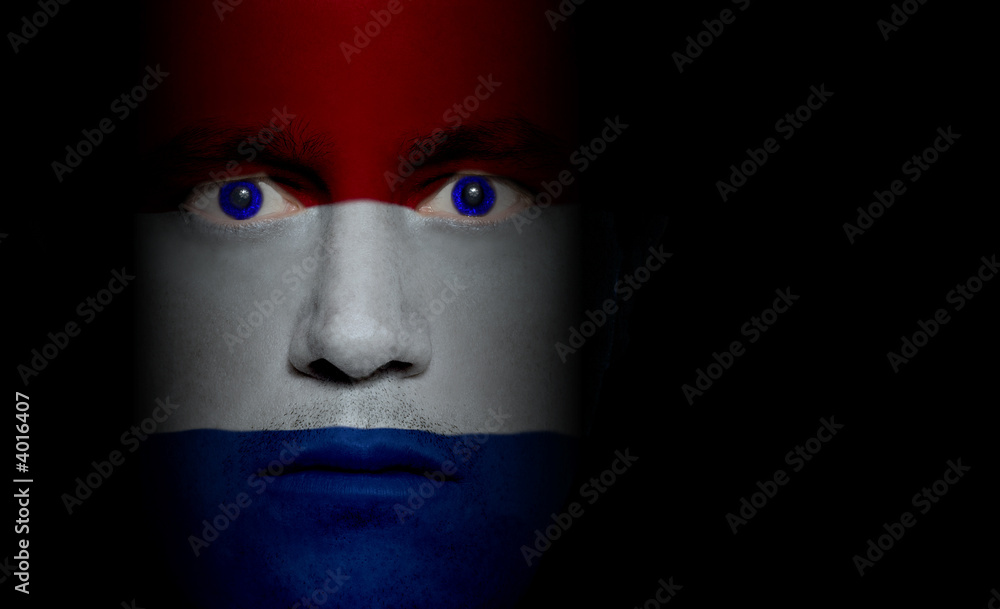 Dutch Flag - Male Face Dutch Flag - Male Face