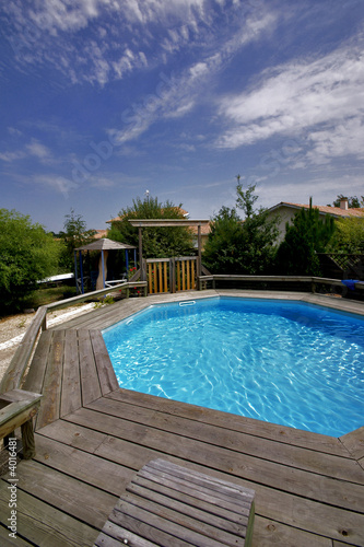 piscine en bois