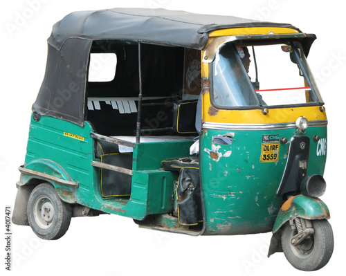 Obraz na plátně rickshaw 02 (avec ombre)