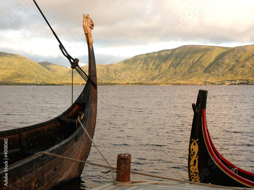 Prua di navi vichinghe
