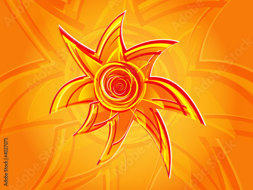 abstract sun